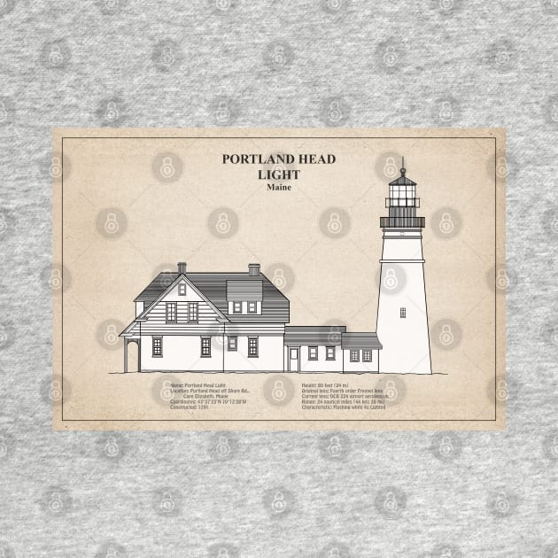 Portland Head Lighthouse - Maine - SD by SPJE Illustration Photography